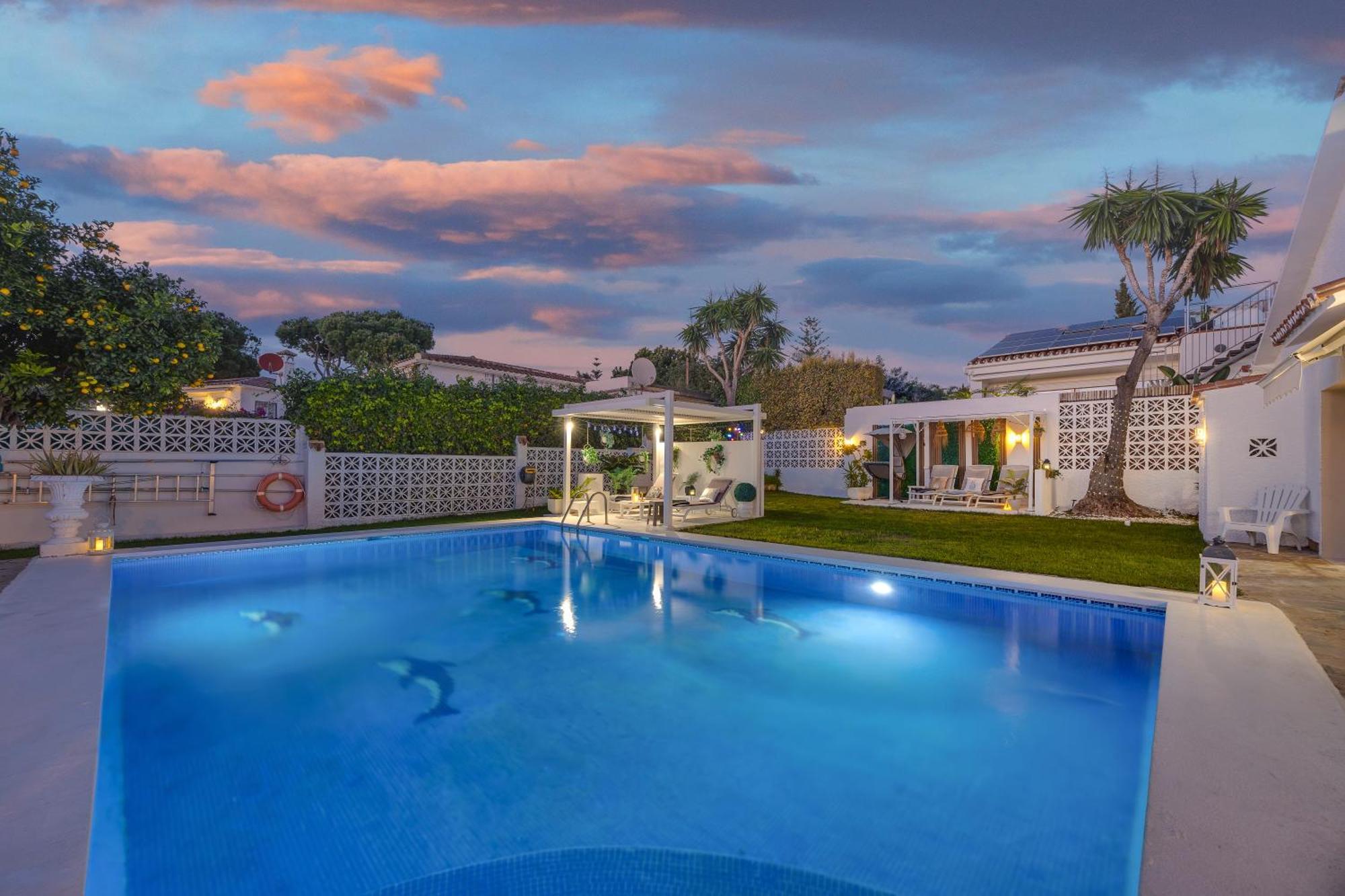 Villa Casacara Marbella Beachside Costabella -Spain Exterior foto