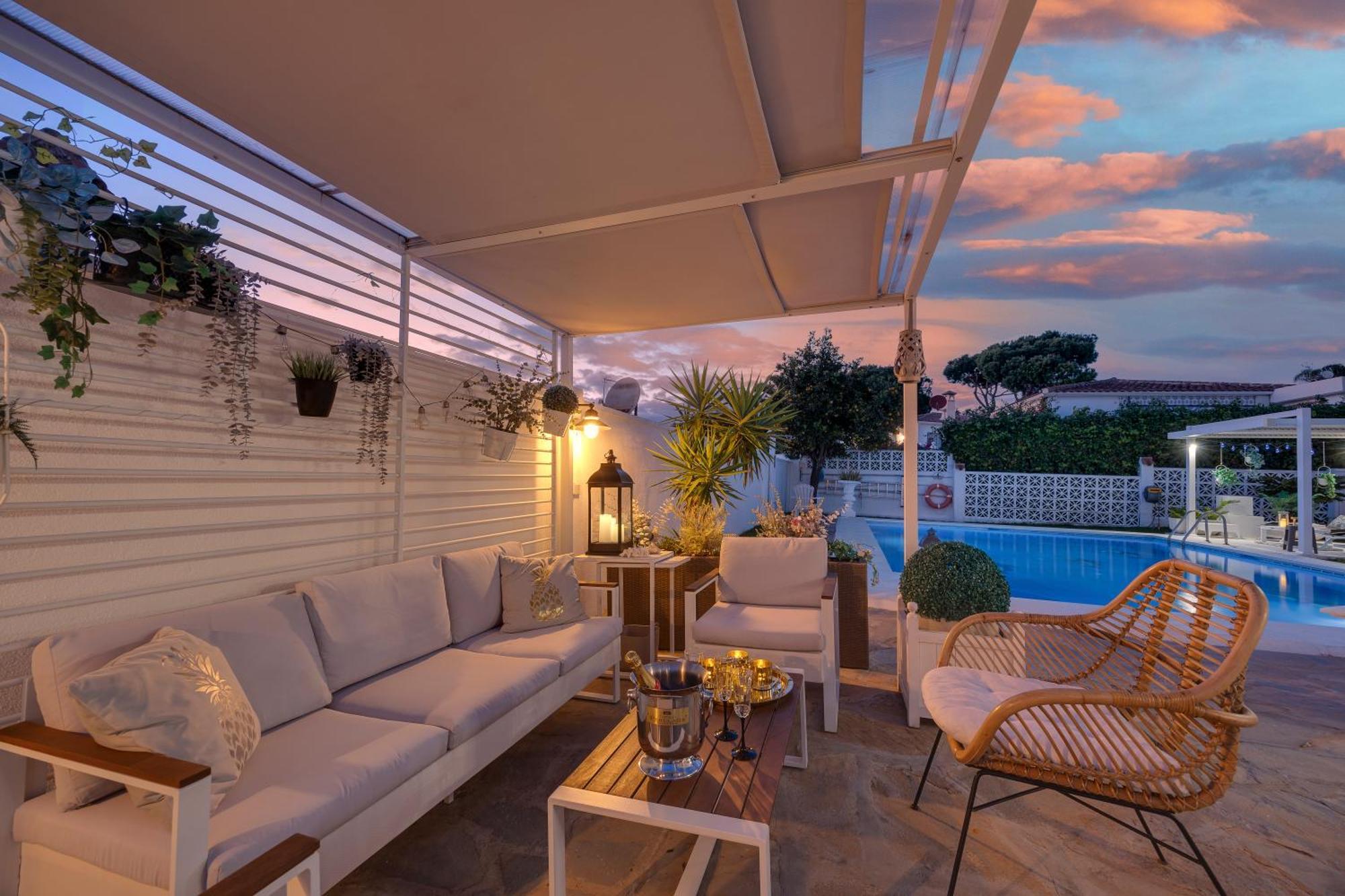 Villa Casacara Marbella Beachside Costabella -Spain Exterior foto